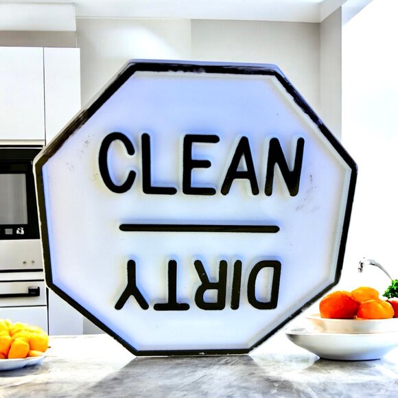 DISHWASHER MAGNET Reversible Clean or Dirty with extra magnet if needed - Picture 7 of 7